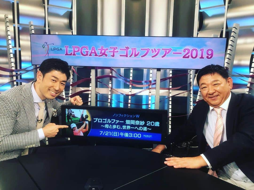 高橋大輔さんのインスタグラム写真 - (高橋大輔Instagram)「ゴルフシリーズ  田中泰二郎プロ^ ^  ソフトな語り口は、視聴者として放送を観ている時も、放送席でご一緒させていただく時も本当に安心感があります！  ラウンドをご一緒させていただいた時にドライバーショットを褒められた事は今でも心の支え&自慢です（笑）  #wowow #ゴルフ #LPGA #golf #女子ゴルフ #実況 #アナウンサー #髙橋大輔 #高橋大輔 #笑顔を忘れずに」5月9日 18時04分 - daisuke_72