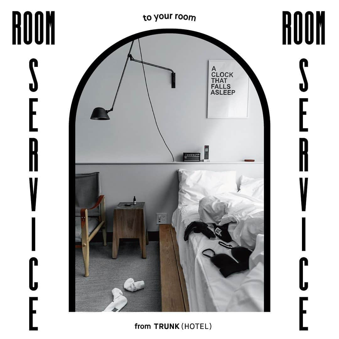 TRUNK(HOTEL)さんのインスタグラム写真 - (TRUNK(HOTEL)Instagram)「ROOM SERVICE to your room from TRUNK(HOTEL) -HOME PRODUCTS FOR BEDROOM- ﻿ ﻿ 徹底的に品質にこだわり肌に優しい素材を使った「Priv. Spoons Club」とのコラボレーションによるインナーウェア、リラックス効果をもたらし自律神経を整える働きがある「CBD」を含むHEMP OILなど、快適な眠りをサポートするアイテムをそろえました。 ﻿ ﻿ TRUNK(STORE)オンラインストアへは、プロフィールのURLからアクセスいただけます。 ﻿ ﻿ 5月31日ご注文までの期間限定で、3,000円（税込）以上ご購入で送料無料となります。  #StayHomeWithTRUNK ⁣ #trunkhotel #boutiquehotel #ブティックホテル ⁣ #trunkstay #hotel #interior⁣ #quarantine  #design #interiordesign⁣ #ホテル #インテリア #デザイン⁣ #shibuya #jingumae #omotesando #tokyo」5月9日 18時26分 - trunkhotel_catstreet