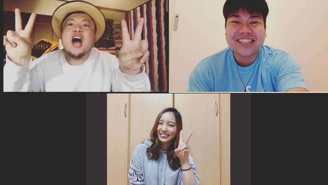 HIPPYのインスタグラム：「君に捧げる応援歌の﻿ ミュージックビデオに出演してくれてる﻿ ﻿ 野球YouTuber向くんのチャンネルにて﻿ ZOOMでドッキリ ＆ 対談 ＆ 歌唱 ﻿ させてもらっちゃいました﻿ ﻿ 念願の笹川萌ちゃん！めちゃ胸熱でした♩﻿ ﻿ 向くんありがとう！﻿ ﻿ 向くんのチャンネルにて3部構成で配信されてるので是非ご覧くださーい」