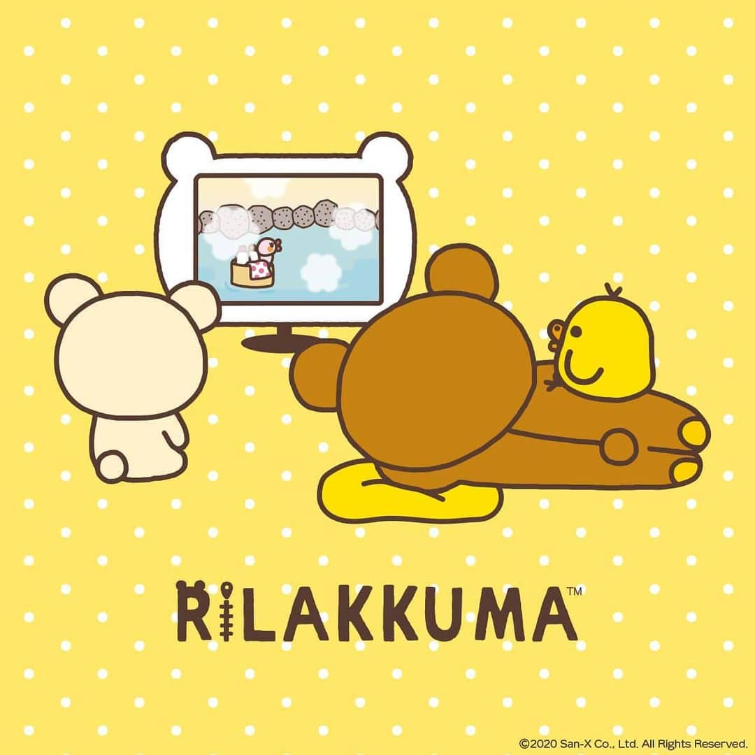 Rilakkuma US（リラックマ）さんのインスタグラム写真 - (Rilakkuma US（リラックマ）Instagram)「#StayAtHome means having a chance to catch up on together time with family or roommates! Rilakkuma and friends love to watch TV inside all day 📺 What are some of your favorite indoor activities? . . . #rilakkumaus #rilakkuma #sanx #kawaii #リラックマ #サンエックス」4月16日 4時28分 - rilakkumaus
