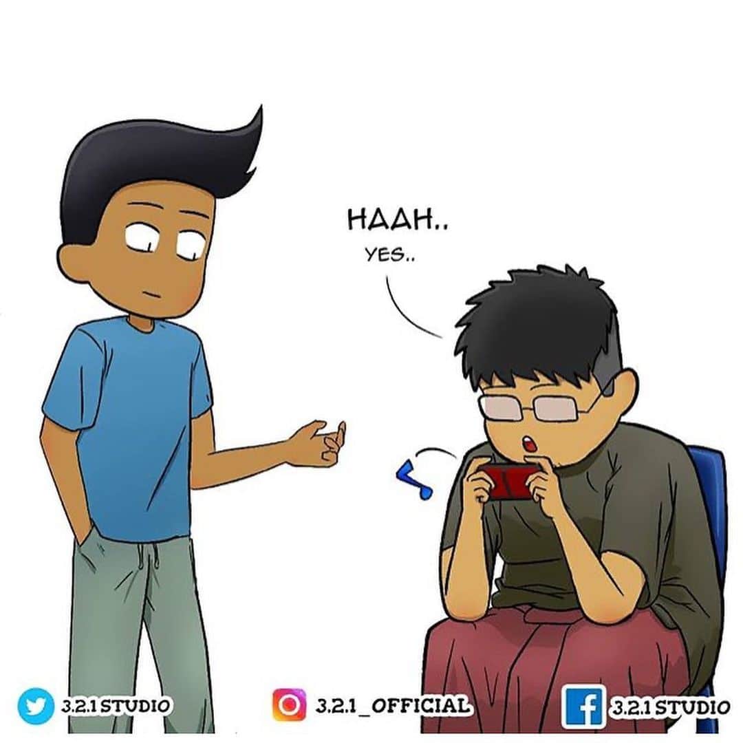 Koleksi Komik Malaysiaさんのインスタグラム写真 - (Koleksi Komik MalaysiaInstagram)「#Repost @3.2.1_official with @get_repost ・・・ Tanya je😙😙 komen rank korang dan game apa yang korang tengah main lat bawah! Ingat gaiss! Amalkan langkah pencegahan Covid-19! Bersama kita putuskan rantaian Covid-19! Tag kawan2, keluarga dan komen kat bawah👇 . Jangan lupa follow @3.2.1_official di Instagram, Facebook, Twitter dan juga Youtube! . I'm just asking😙😙 Comment your rank and what type of game you are playing below! Remember guys! Practice Covid-19 Prevention Steps! Together we break the Covid-19 chain! Tag your friends, family and comment below👇 . Don't forget to follow @ 3.2.1_official on Instagram, Facebook, Twitter and Youtube! . #comic #comics #comicstrip #animation #malaysia #komik #komikmalaysia #animasi #anime #cartoon #cartoonist #cartoons #mobilelegends #illustration #mangaartist #mangadrawing #illustrator #komikstrip #gengkomik #webcomic #webtoon #kartun #lawak #digitalartist #covid_19 #321OFFICIAL #dudukrumah #stayhome #malaysiancomic」4月15日 22時25分 - tokkmungg_exclusive