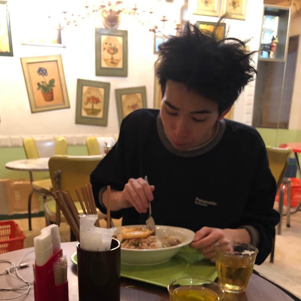 荒井 結生 Yuki Araiのインスタグラム：「チャオチャオバンブーのバイガパオ (英語表記だとChao! Chao! Bambooで、！付くのが最高にかわいい)」