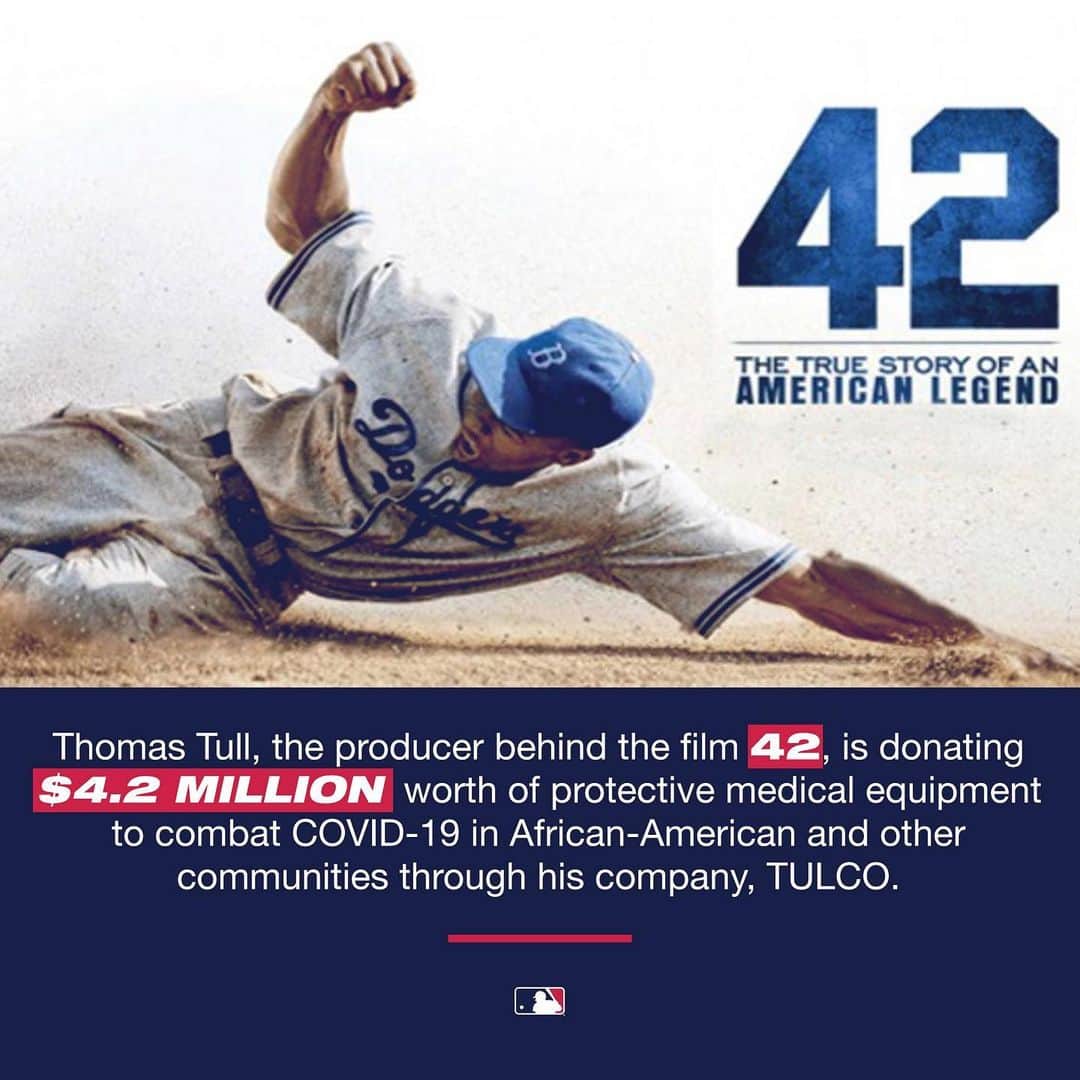 MLBさんのインスタグラム写真 - (MLBInstagram)「“A life is not important except in the impact it has on other lives.” – #Jackie42」4月16日 6時34分 - mlb