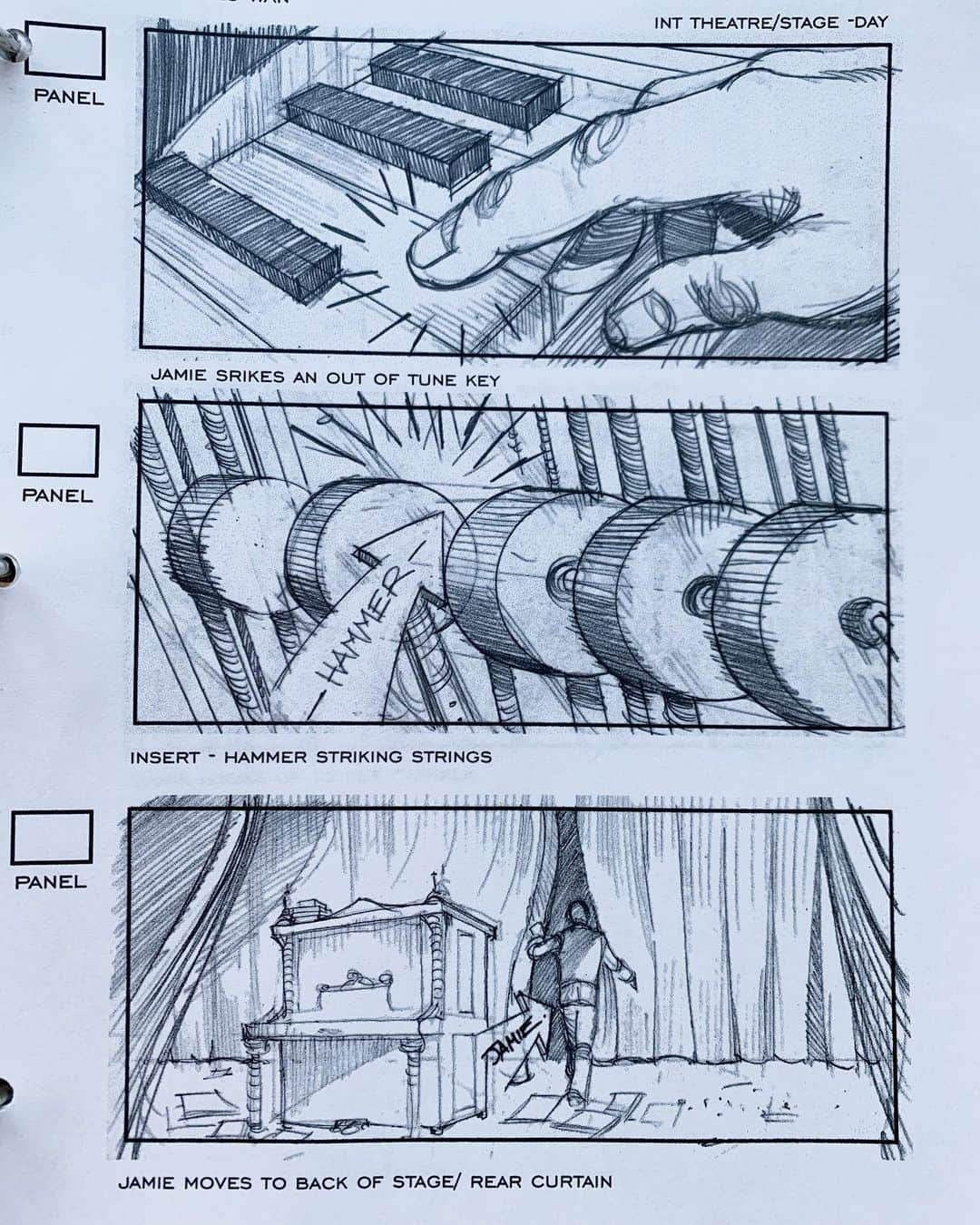 ジェームズ・ワンさんのインスタグラム写真 - (ジェームズ・ワンInstagram)「Been doing some Spring cleaning and came across the storyboards for DEAD SILENCE. Kinda fun to revisit the filmmaking process from back then. Since this movie is getting some love these days, I’m gonna put some up! (Storyboards by Greg Chown)」4月16日 10時21分 - creepypuppet