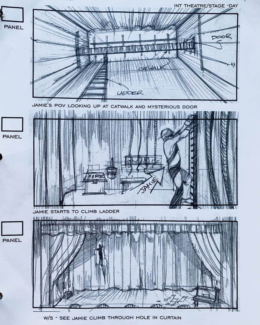 ジェームズ・ワンさんのインスタグラム写真 - (ジェームズ・ワンInstagram)「Been doing some Spring cleaning and came across the storyboards for DEAD SILENCE. Kinda fun to revisit the filmmaking process from back then. Since this movie is getting some love these days, I’m gonna put some up! (Storyboards by Greg Chown)」4月16日 10時21分 - creepypuppet