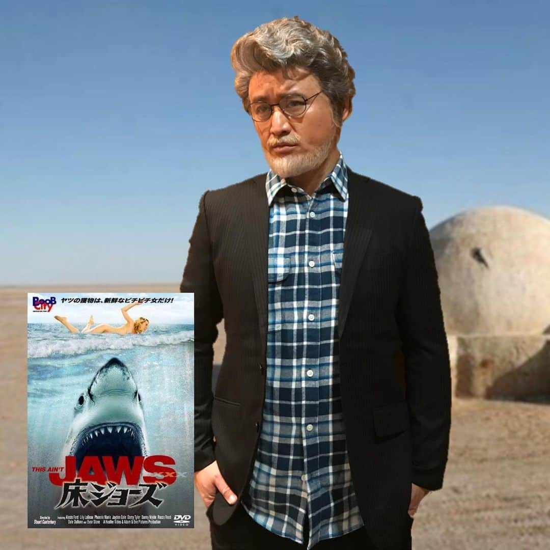 福島善成さんのインスタグラム写真 - (福島善成Instagram)「‪日本の皆様こんにちは。‬ ‪映画監督のジョージルーカスです。‬ ‪退屈な日々が続いていると思うので私のオススメ作品を紹介します。‬ ‪【床ジョーズ】‬ ‪ジョージ獲物はピチピチ女だけ。‬ ‪ワクワクドキドキが止まらない。 ‬ 損はさせません。 御家族で楽しんでください🎬 good luck👌  #床ジョーズ #ポルノ」4月16日 11時08分 - fukushimayoshinari