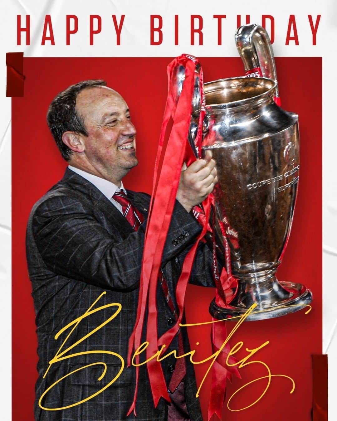 リヴァプールFCさんのインスタグラム写真 - (リヴァプールFCInstagram)「Happy birthday, Rafa 🎉🙌 #LFC #LiverpoolFC #Liverpool」4月16日 17時13分 - liverpoolfc