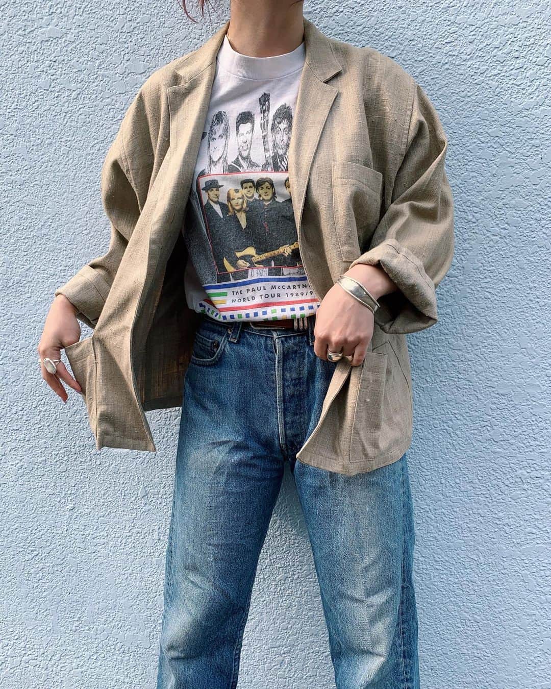 久恒美菜さんのインスタグラム写真 - (久恒美菜Instagram)「最近ジャケットスタイルにハマってたので、無意識に自分が持ってるものに似たようなジャケットを買い付けてた模様です。かわいいね〜♡ ． @gem.tokyo coming soonだよ✌🏻」4月16日 17時29分 - _mimico_