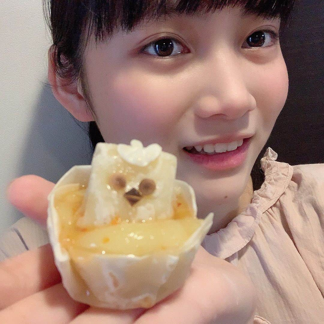 ばってん少女隊さんのインスタグラム写真 - (ばってん少女隊Instagram)「【#ありっさからの投稿】 新しい生き物作ってしまった🐻🐣🐔 #餃子の皮 #チーズ#くま#ニワトリ #チリソース #たまごからニワトリは暗黙の了解#ピントあってなかったぁ #西垣有彩 #ばってん少女隊 #ばっしょー #スタプラ」4月16日 18時05分 - but_show.insta