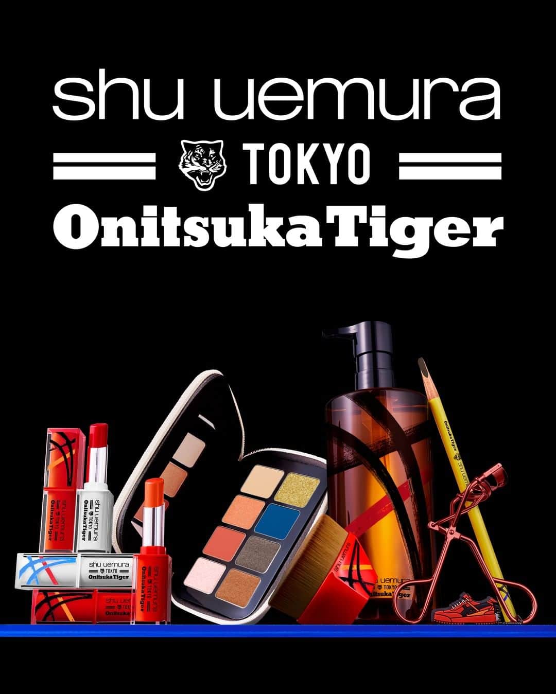 のインスタグラム：「Onitsuka Tiger × shu uemura :  Onitsuka Tiger will launch a pair of sneakers for a comfortable fit and shu uemura will launch a 12 cosmetic items creating stylish and uplifting energetic moods, respectively on 1 May, 2020.  #stayhome #shuuemura #ONITSUKATIGER #DELEGATIONEX」