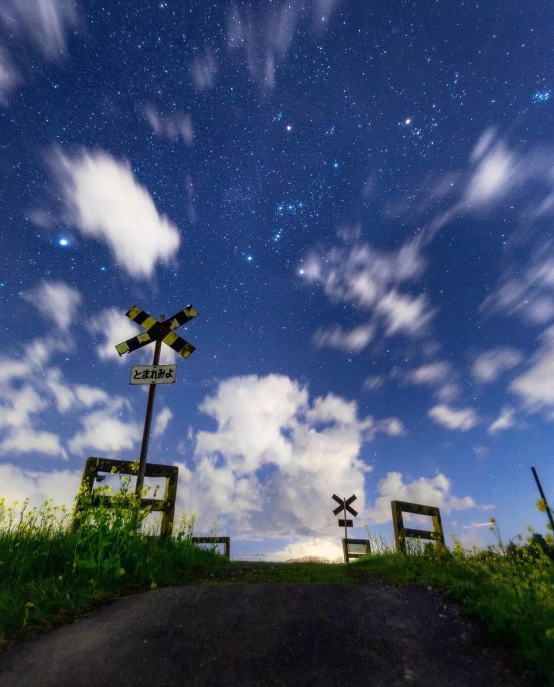 aumoさんのインスタグラム写真 - (aumoInstagram)「【#日本の絶景 ×#踏切のある風景 】 . 千葉県にある「#第二五之町踏切 」にて撮影されたお写真📷. 幻想的な雰囲気がお伽話のよう🌌 . Credit：@yuya_5dmark4 さん 素敵なお写真をありがとうございます！ . あなたが撮影した素敵な写真に 「#aumo」を付けて教えてください♡ あなたの投稿が明日紹介されるかも♪ . aumoアプリは毎日配信！おでかけや最新グルメなどaumo読者が気になる情報が満載♡ ダウンロードはプロフィールのURLから✔︎ (iPhone&Android版) . . #千葉#千葉観光#踏切#旅行#絶景#空#インスタ探検隊 #女子旅#絶景#旅#team_jp_ #igersjp #japan_daytime_view #wu_japan  #bestjapanpics #japan_of_insta #art_of_japan_ #ptk_japan #photo_jpn #lovers_nippon #tokyocameraclub #あなたとみたい景色#フォトジェニック」4月16日 18時07分 - aumo.jp