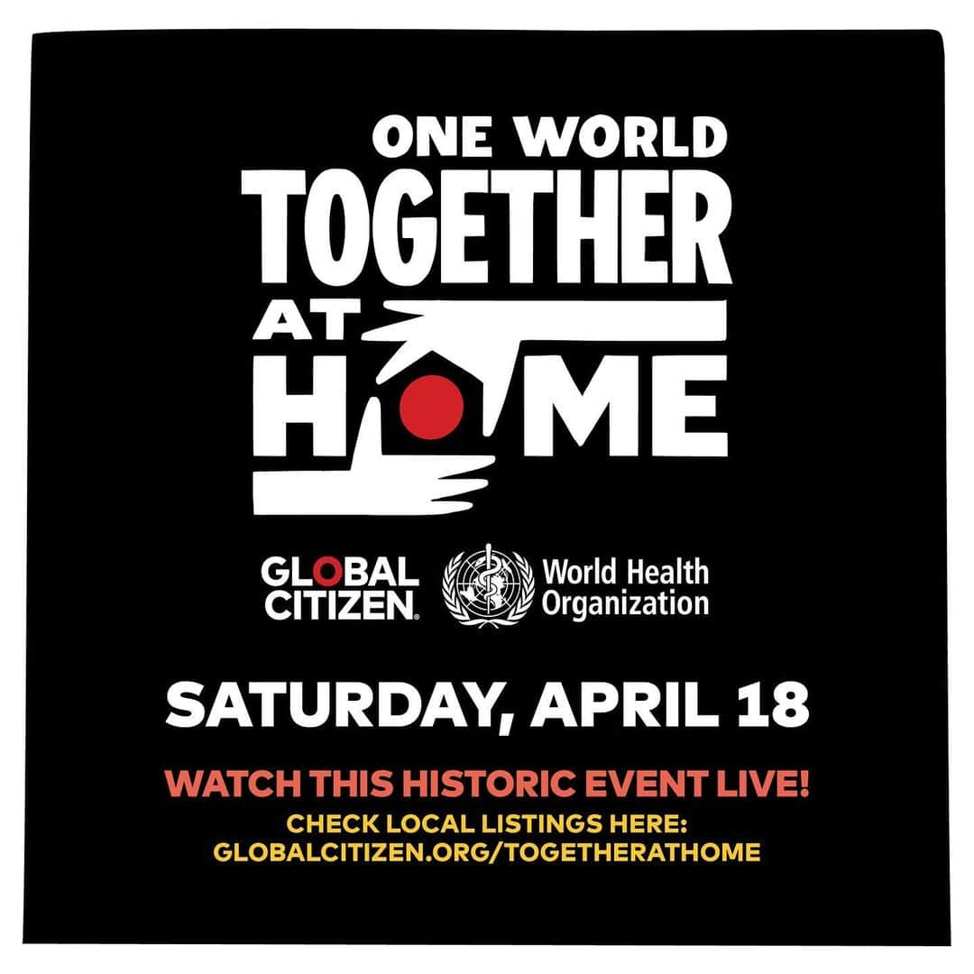 Bonesのインスタグラム：「One World: #TogetherAtHome will include leading global health experts, performances by the world’s top artists and comedians, all curated by @LadyGaga, in support of @WHO’s #COVID19 Solidarity Response Fund. Tune in with us on April 18: http://glblctzn.me/OneWorldTAH」