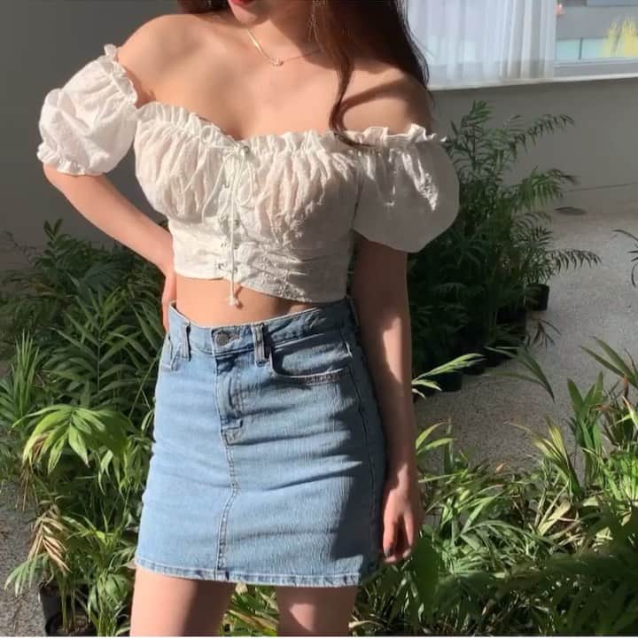 Chuuのインスタグラム：「2020 s/s collection -𝟓𝐤𝐠 𝐉𝐄𝐀𝐍𝐒 !🍃」