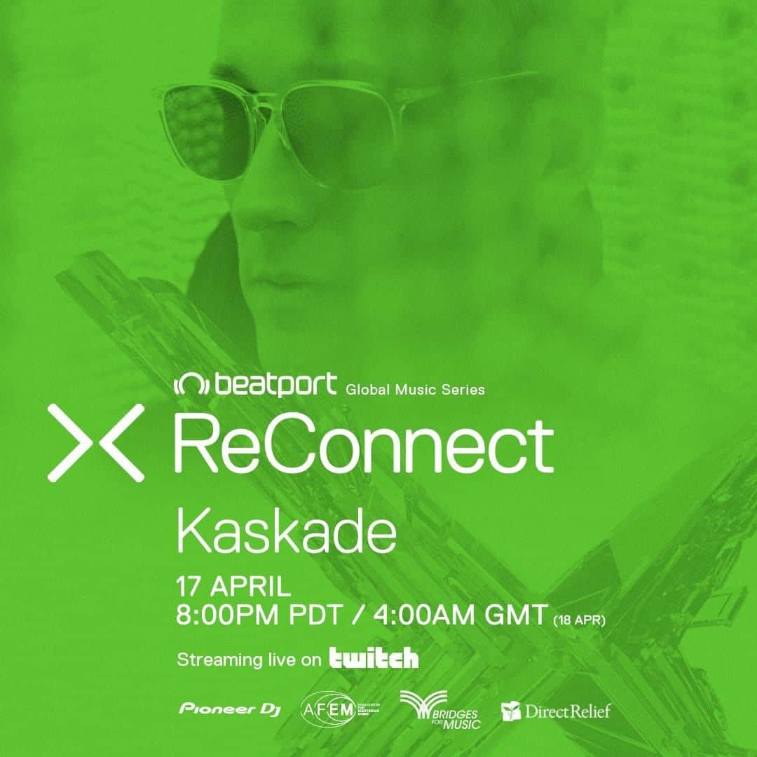 カスケイドさんのインスタグラム写真 - (カスケイドInstagram)「👾FRIDAY 04.17 8PM PACIFIC👾⁠ Going to be live-streaming with @beatport #GlobalReConnect ⁠ Tune in on my @twitch channel ⁠ Twitch.tv/OfficialKaskade (link in bio)」4月17日 2時01分 - kaskade