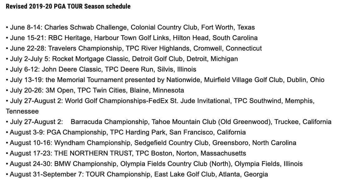 ジャスティン・トーマスのインスタグラム：「I love that the @pgatour put something out there. If it happens or not is an unknown since everyone’s safety remains the top priority, but to have them put the effort to show us a plan is great. I’d rather have something to look forward to, understanding it may change than look back and say, “Wow I wish we would have had a plan if things got better”. So for the Tour to do this is awesome in my eyes. Understandably, people will disagree with that and think we have a lot of work to do to get there. Hats off to the entire PGA Tour staff and board members who have worked tirelessly in getting so many things done behind the scenes. I look forward to the opportunity to play golf for the fans again in a safe environment. Until then, take care everyone 🙌 🏡」