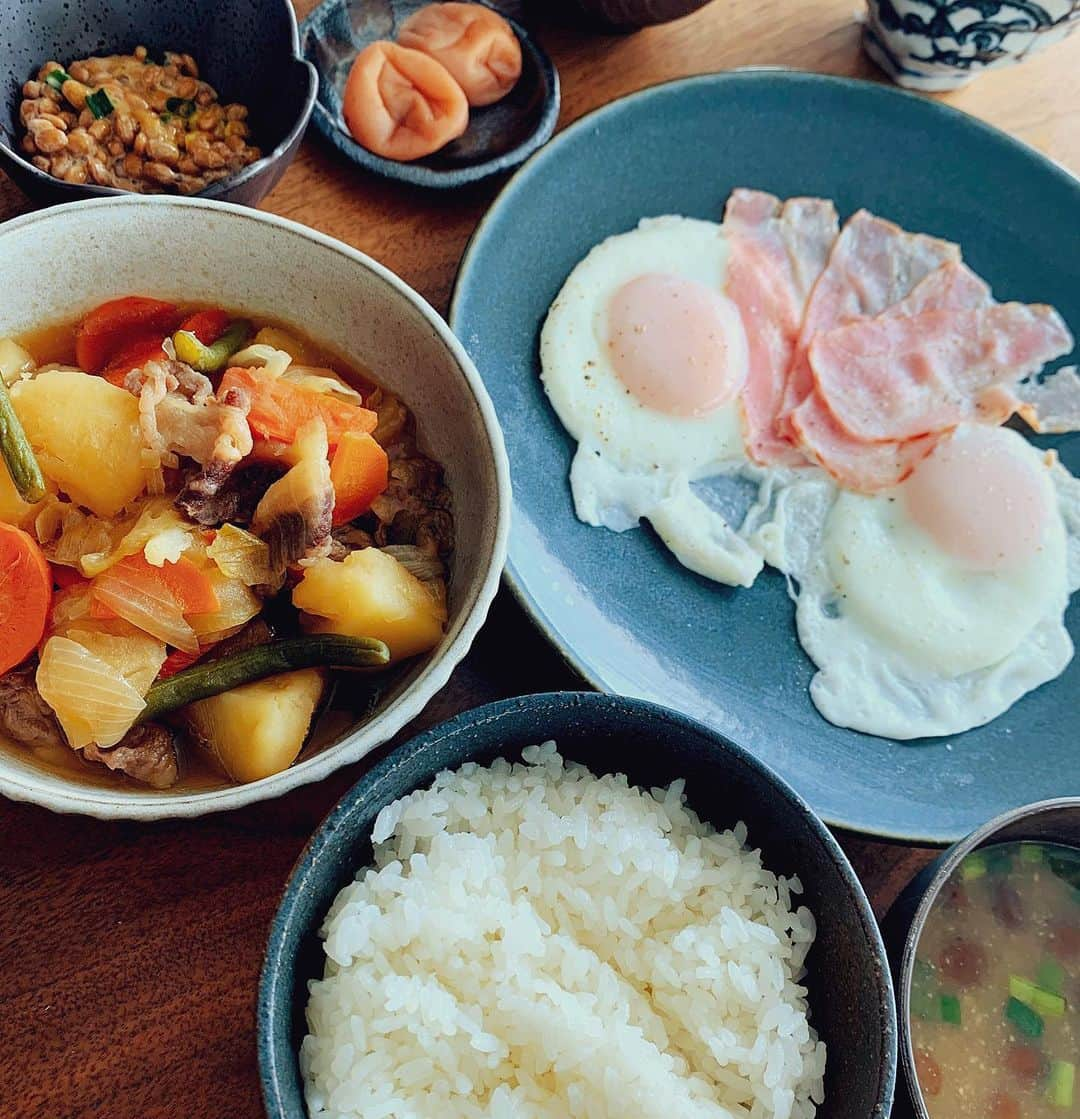 GENKINGの釜飯さんのインスタグラム写真 - (GENKINGの釜飯Instagram)「今朝の朝ごはん🍚 #genkingkitchen  #おうちごはん」4月17日 11時26分 - genkingkitchen