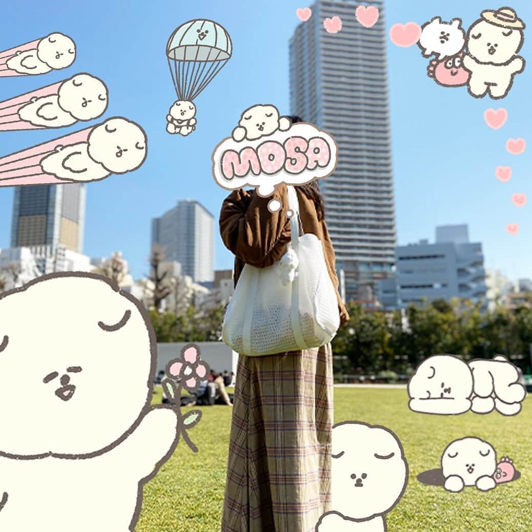 のインスタグラム：「Big on social media❗️ Check out Fluffy Dog MOSAO's shaggy new stickers! 🐶🐾👀✨ . @jun8213kame #linecamera #lineカメラ #라인카메라 #もっさりもさお #もさお #dog #いぬ #手書き #手描き #イラスト #イラストレーター #illustration #illustrator #かわいい #可愛い #kawaii #cute #インスタ加工 #ストーリー #スタンプ #stamp #stamps」