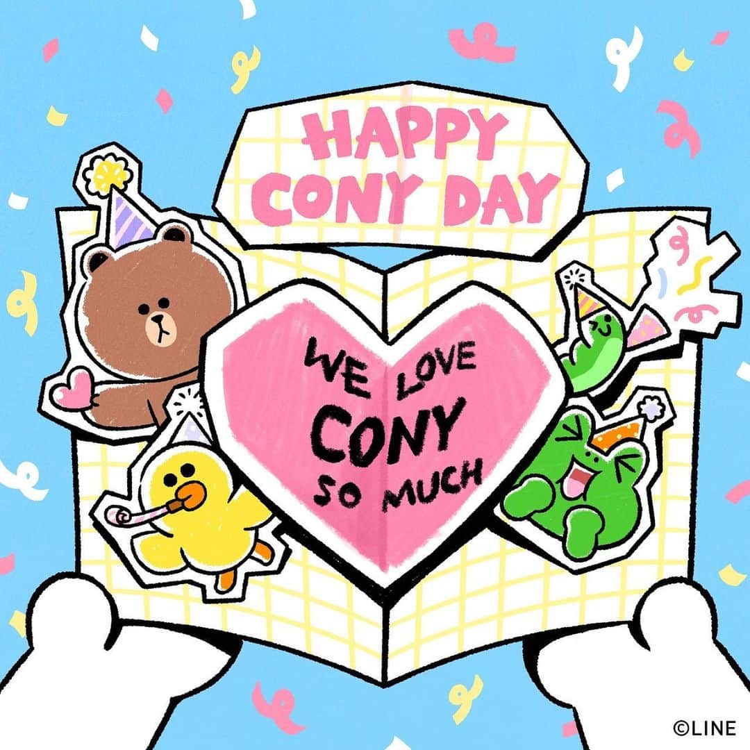 LINE FRIENDSさんのインスタグラム写真 - (LINE FRIENDSInstagram)「Happy birthday to our beloved CONY! We love you so so much! 💓 ⠀ #Apr17 #Birthday #BirthdayParty #HBD #PARTY #CONY #BROWN #SALLY #LEONARD #EDWARD #LINEFRIENDS」4月17日 15時00分 - linefriends