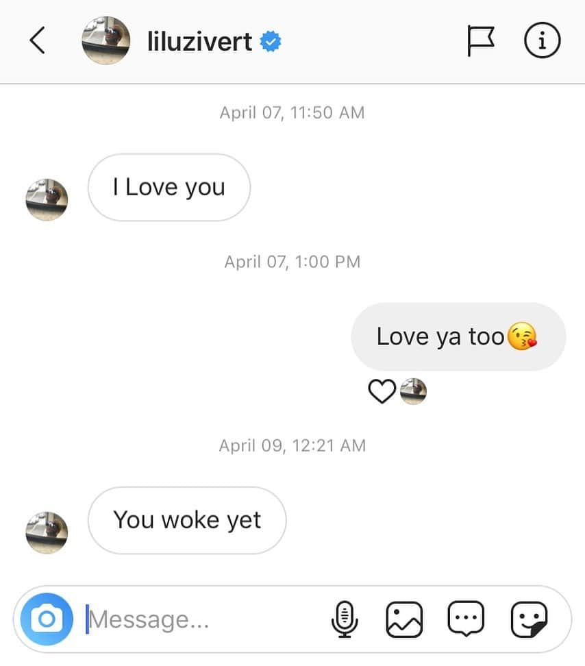 Dj Sodaさんのインスタグラム写真 - (Dj SodaInstagram)「Wow.. 😳 is this for real...🙈 love ya 😘 @liluzivert Can’t believe I even got a happy birthday facetime call.. so blessed💕」4月17日 16時09分 - deejaysoda