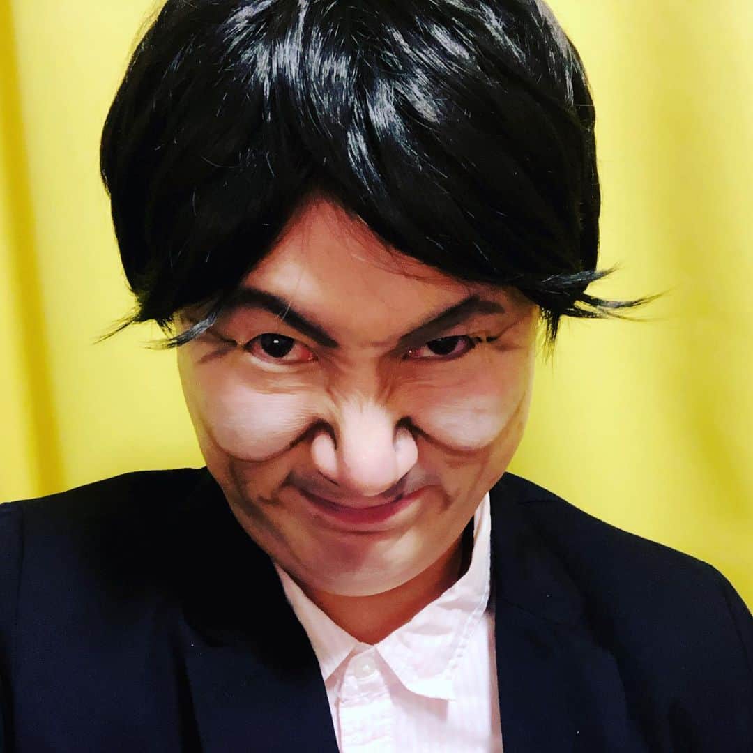 イーちゃんのインスタグラム：「#言われたのをやりつづけるものまね 南原さん ヒルナンデスーー #ナンチャン  #ものまねメイク」