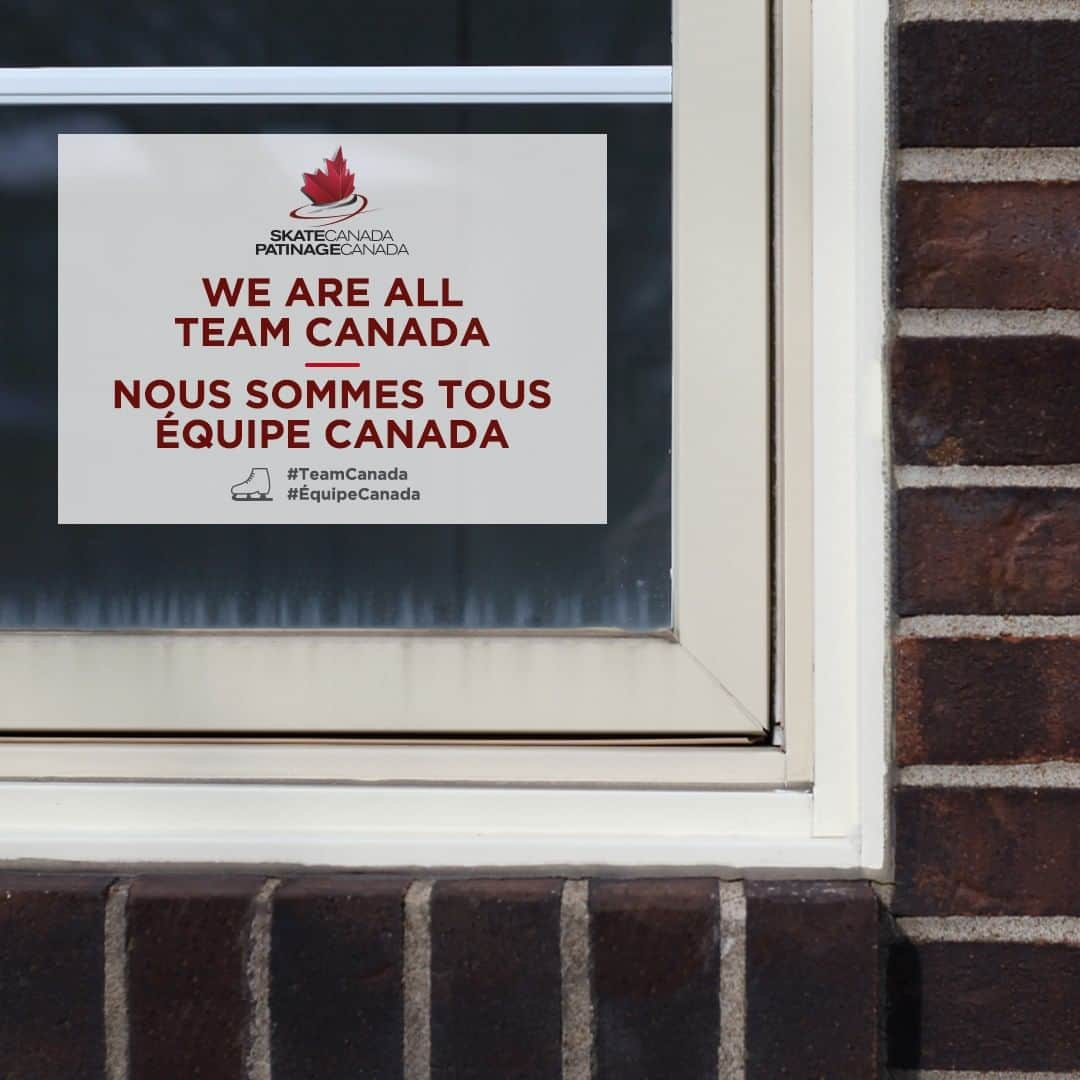 Skate Canadaさんのインスタグラム写真 - (Skate CanadaInstagram)「#TeamCanada is more than athletes. During this challenging time, we must all stick together! Make a sign with a motivational message to cheer on your fellow Canadians, hang it in your window, and tag @TeamCanada and TWO friends and family members to do this challenge. Let’s stay united and respond as a nation. GO 🇨🇦 GO! / #ÉquipeCanada, c’est plus que des athlètes. Pendant cette période difficile, nous devons tous nous épauler! Faites une affiche avec un message motivant pour encourager vos concitoyens canadiens, accrochez-la à votre fenêtre et identifiez @ÉquipeCanada et DEUX amis et membres de la famille qui doivent relever ce défi. Restons unis et agissons en tant que nation. ALLEZ 🇨🇦 !」4月17日 22時22分 - skate_canada