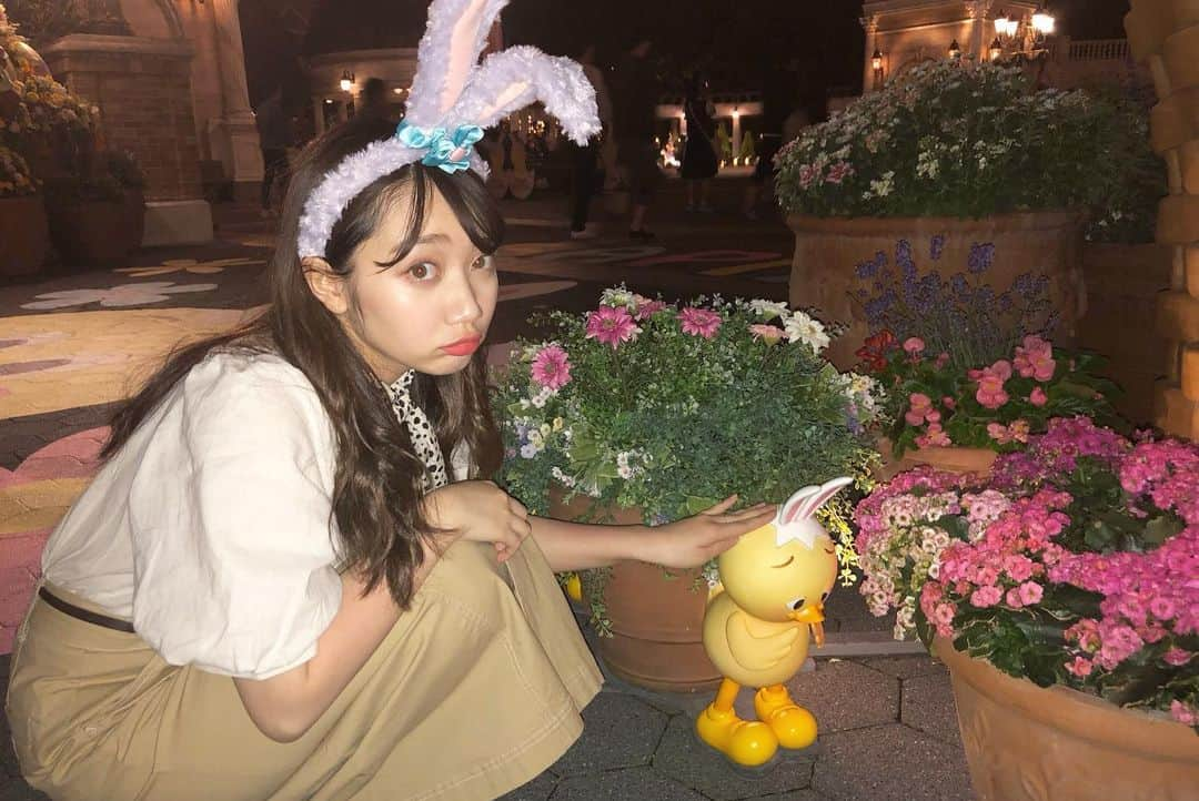 小澤しぇいんさんのインスタグラム写真 - (小澤しぇいんInstagram)「本当だったら今の時期大好きなうさピヨちゃんに会えたのに、今年は会えない😢 ずーーっとこの時期を楽しみにしてたのに。 去年はどうしてもぬいぐるみが欲しくて2回行って大行列の中並んだな。 来年はうさピヨちゃんに会えるかな？🐰🐣 またあったらたーーくさん写真撮る💕 #うさピヨ#tiptopイースター#ディズニーイースター#ディズニー#ディズニーシー#disney#disneysea」4月17日 22時27分 - 1217_shane