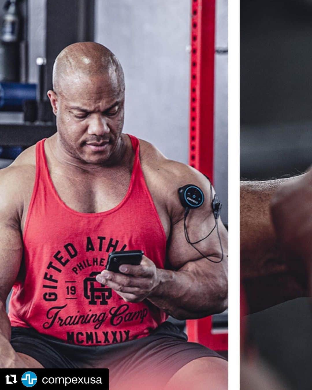 Phil Heathのインスタグラム：「Feel free to follow @compexusa and comment on their page as I’m excited to engage with you guys soon.  #Repost @compexusa ・・・ @philheath will be joining us on live soon and we want to hear from all of you! What would you like to learn from Phil? Leave your questions and suggestions for topics in the comments and we will follow up with information on a day & time for the live soon 🙌🏼 #CompexUSA #CompexAthlete」
