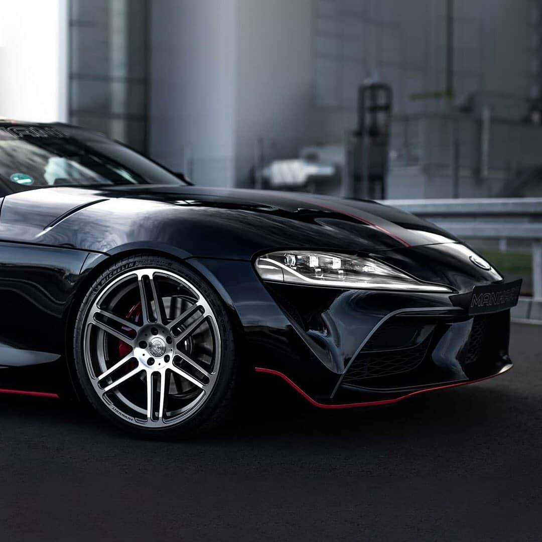 HYPEBEASTさんのインスタグラム写真 - (HYPEBEASTInstagram)「#hypeAF: @manhartperformance has unveiled a modified 2020 @toyota Supra GR-450 that's been completely overhauled with improved performance and aesthetics. The car features a remapped ECU unleashing 450 HP with a 3.0-liter twin-power turbo engine. Other upgrades include revised suspension, new exhaust, body kit and a set of 20-inch diamond-polished concaved wheels. Pricing for the ECU power upgrade is set at approximately $2,650 USD, with everything else coming as an optional extra.⁠⠀ Photo: MANHART」4月17日 23時17分 - hypebeast