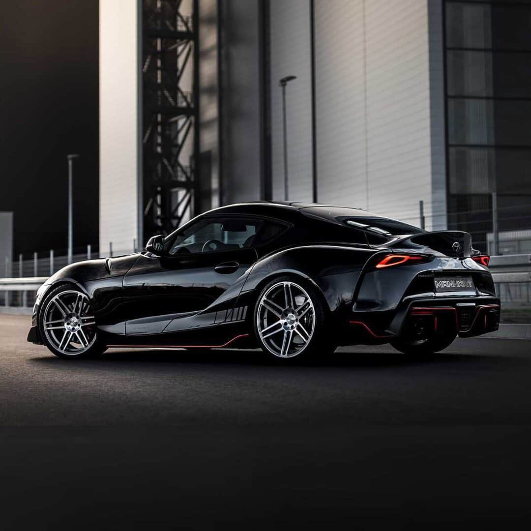 HYPEBEASTさんのインスタグラム写真 - (HYPEBEASTInstagram)「#hypeAF: @manhartperformance has unveiled a modified 2020 @toyota Supra GR-450 that's been completely overhauled with improved performance and aesthetics. The car features a remapped ECU unleashing 450 HP with a 3.0-liter twin-power turbo engine. Other upgrades include revised suspension, new exhaust, body kit and a set of 20-inch diamond-polished concaved wheels. Pricing for the ECU power upgrade is set at approximately $2,650 USD, with everything else coming as an optional extra.⁠⠀ Photo: MANHART」4月17日 23時17分 - hypebeast