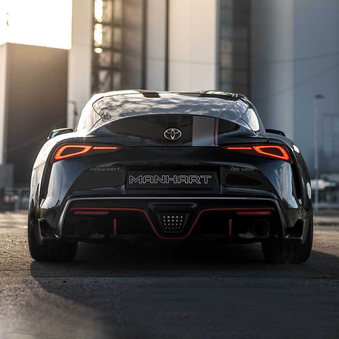 HYPEBEASTさんのインスタグラム写真 - (HYPEBEASTInstagram)「#hypeAF: @manhartperformance has unveiled a modified 2020 @toyota Supra GR-450 that's been completely overhauled with improved performance and aesthetics. The car features a remapped ECU unleashing 450 HP with a 3.0-liter twin-power turbo engine. Other upgrades include revised suspension, new exhaust, body kit and a set of 20-inch diamond-polished concaved wheels. Pricing for the ECU power upgrade is set at approximately $2,650 USD, with everything else coming as an optional extra.⁠⠀ Photo: MANHART」4月17日 23時17分 - hypebeast
