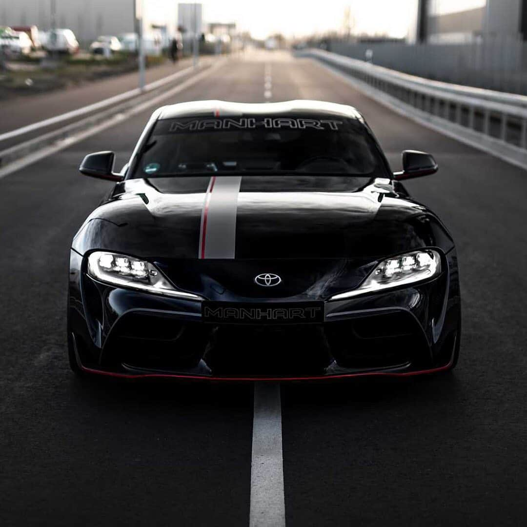 HYPEBEASTさんのインスタグラム写真 - (HYPEBEASTInstagram)「#hypeAF: @manhartperformance has unveiled a modified 2020 @toyota Supra GR-450 that's been completely overhauled with improved performance and aesthetics. The car features a remapped ECU unleashing 450 HP with a 3.0-liter twin-power turbo engine. Other upgrades include revised suspension, new exhaust, body kit and a set of 20-inch diamond-polished concaved wheels. Pricing for the ECU power upgrade is set at approximately $2,650 USD, with everything else coming as an optional extra.⁠⠀ Photo: MANHART」4月17日 23時17分 - hypebeast