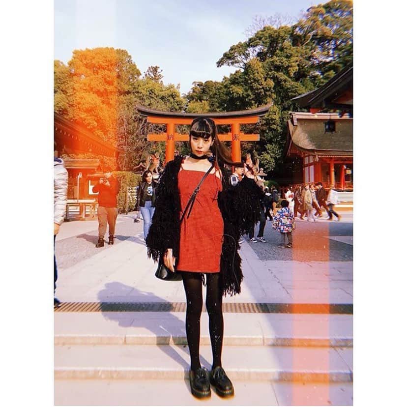 中川ジュリアのインスタグラム：「また次はあったかい時期の京都行きたいなー✌️去年」