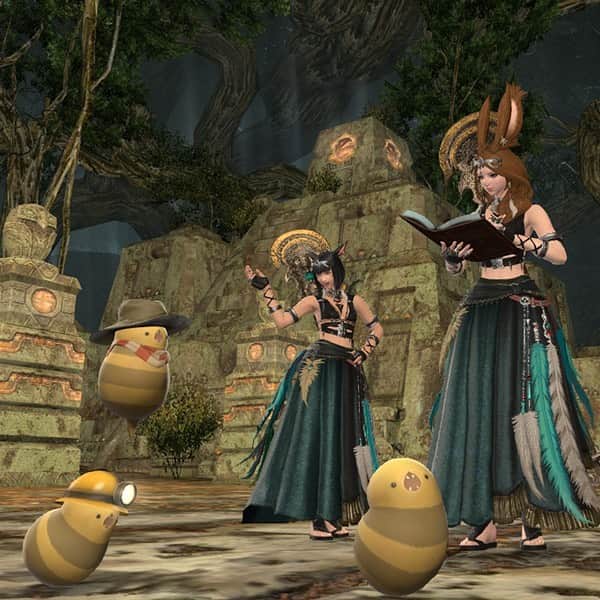 FINAL FANTASY XIVさんのインスタグラム写真 - (FINAL FANTASY XIVInstagram)「🍃 Scree, scree, scree for me! Oh Great Serpent please won’t you- SCREE-EE-EE-EE-EE!  #HaikuPoetryDay #FFXIV #FF14」4月18日 0時12分 - ffxiv