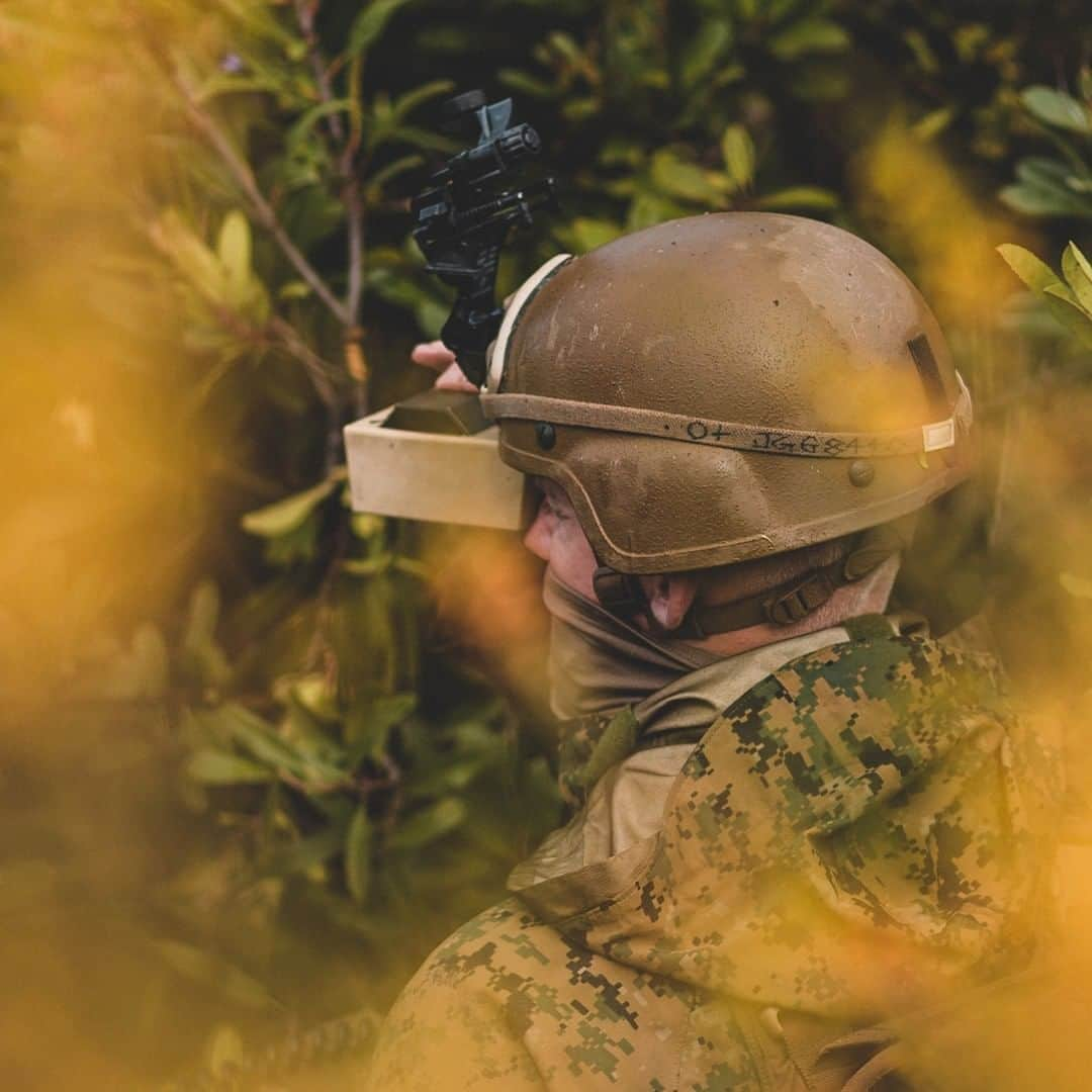 アメリカ海兵隊さんのインスタグラム写真 - (アメリカ海兵隊Instagram)「Haze  Lance Cpl. Jacob Gaskell, a forward observer assigned to 1st Air Naval Gunfire Liaison Company, @imig.marines, uses a pocket laser range finder during a brigade platoon field exercise on @mcb_camp_pendleton dleton, sustaining and enhancing basic warfighting skills. (U.S. Marine Corps photo by Sgt. Manuel A. Serrano)  #USMC #Marines #Military」4月18日 1時10分 - marines