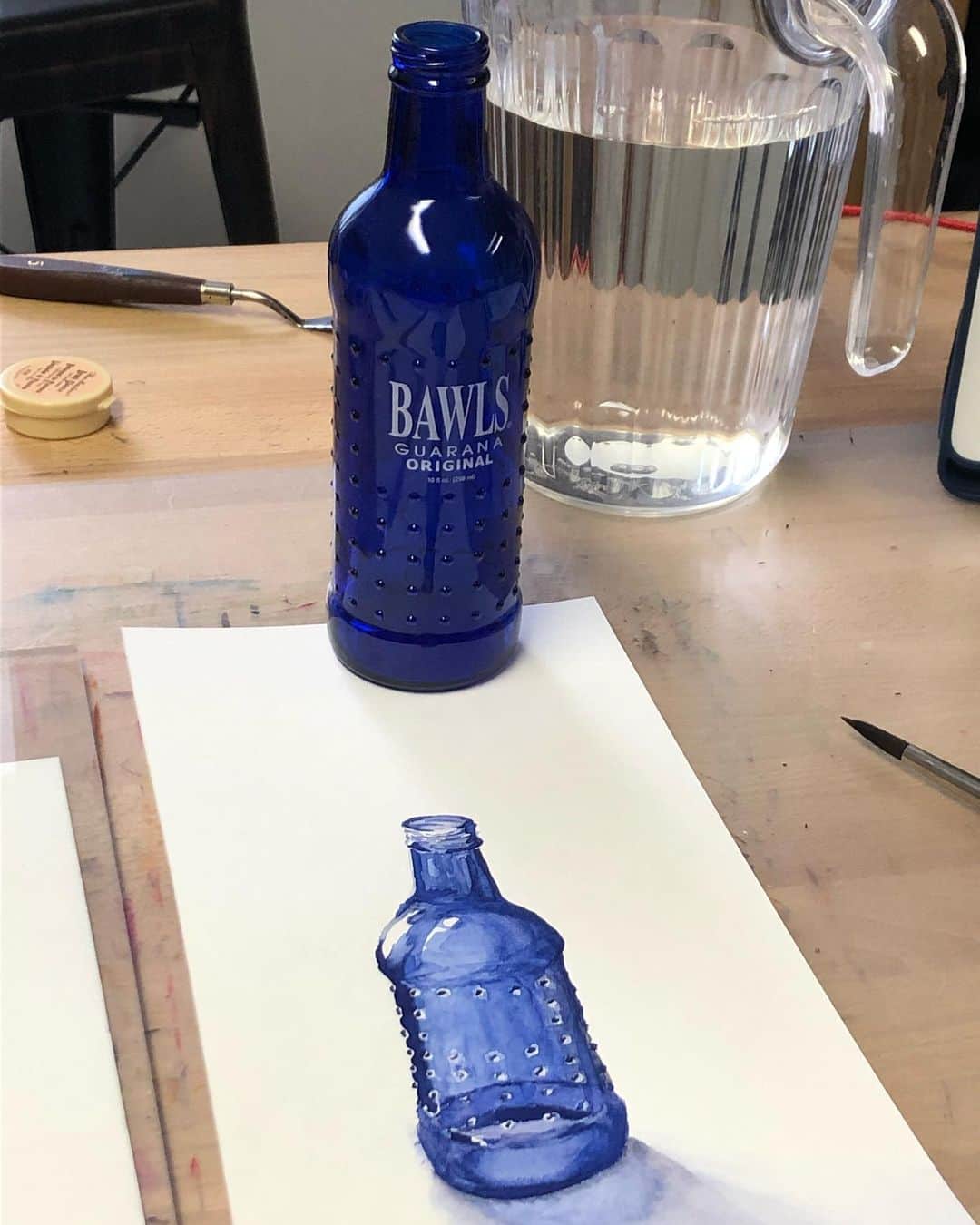 マックス・セットレージさんのインスタグラム写真 - (マックス・セットレージInstagram)「Glass studies in watercolor」4月18日 2時38分 - max_settlage