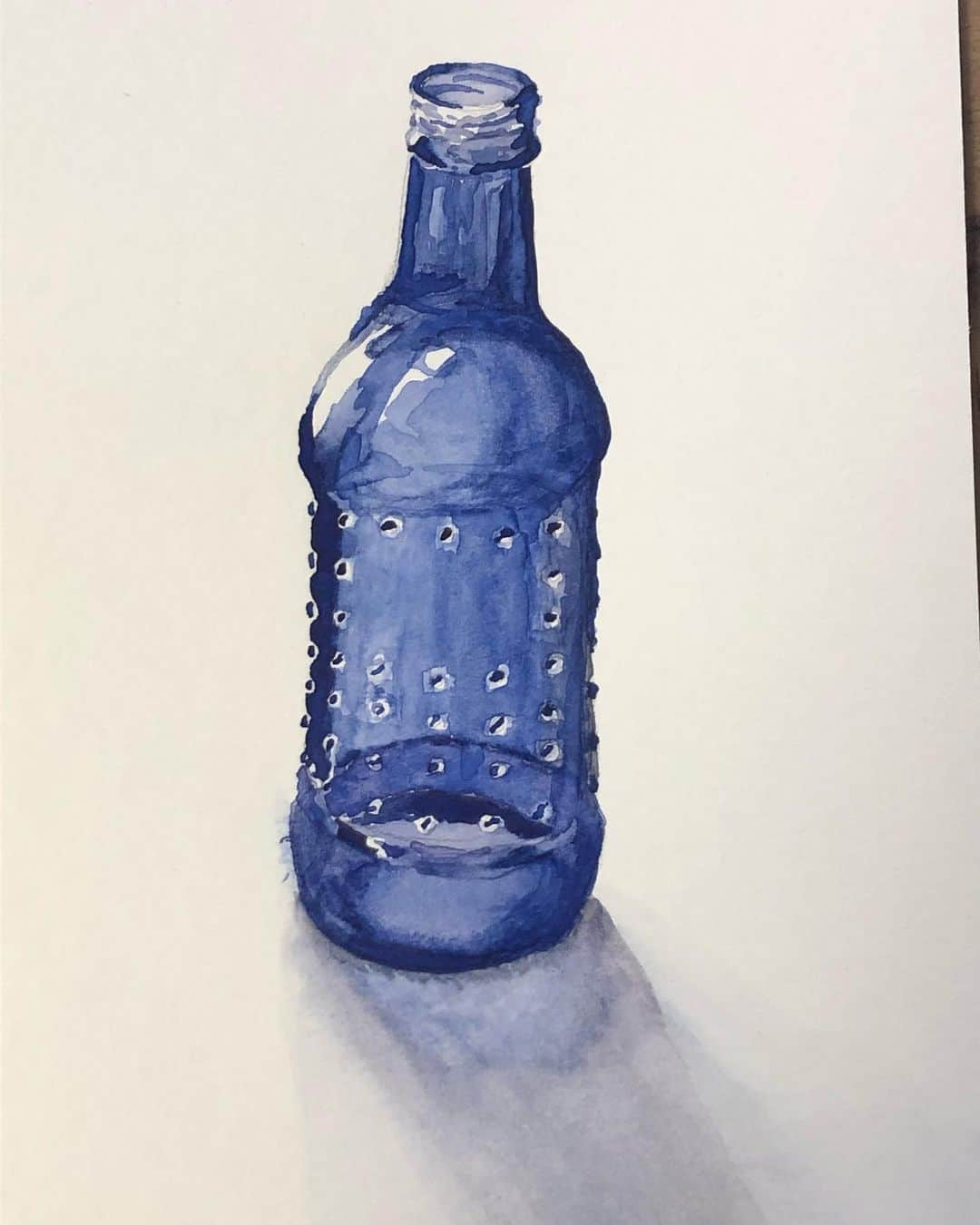 マックス・セットレージのインスタグラム：「Glass studies in watercolor」