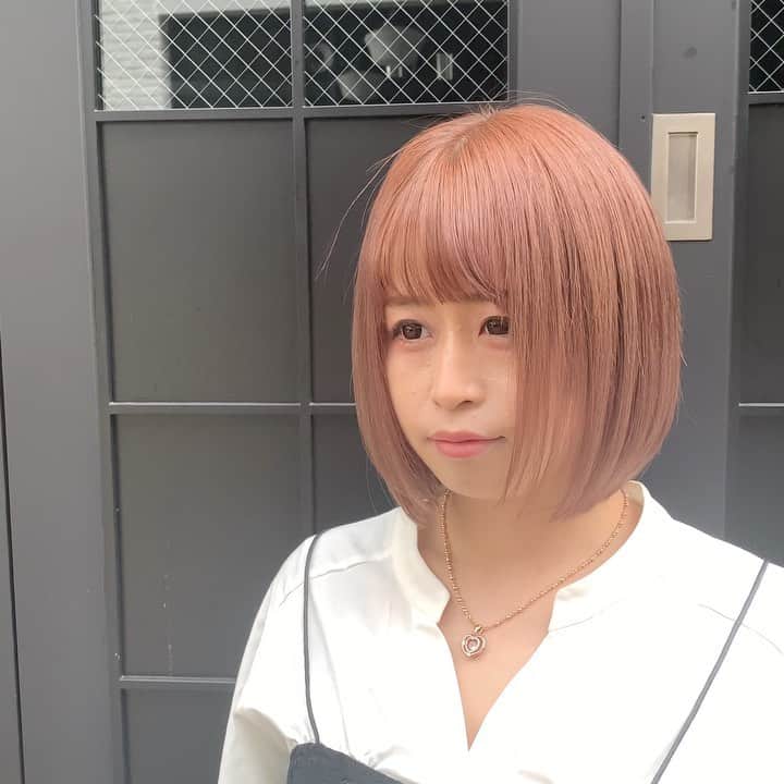 前田のののインスタグラム：「じゃじゃーーーんん 美容院いけて幸せー◡̈*.。」