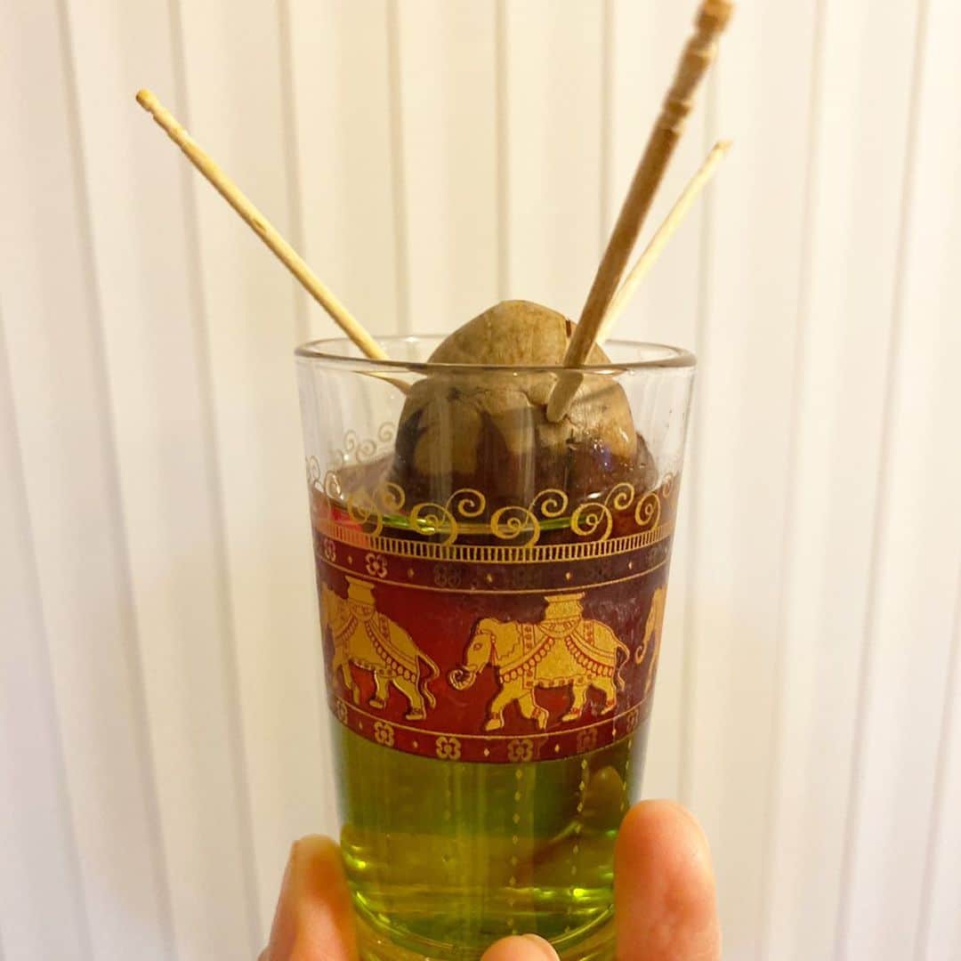 馬場裕之さんのインスタグラム写真 - (馬場裕之Instagram)「タイ風アボカドサラダ🇹🇭 材料 アボカド 国産レモン スペアミント 小ネギ ナンプラー ツナ缶 黒胡椒 ①アボカドを半分に切りスプーンで果肉をはずし、ボウルへ ②レモンをよく洗い、皮をピーラーでむきみじん切りにしてボウルへ（皮の下の白い部分を入れなければ苦味は無いです）、レモンは半分に切りレモン汁をしぼり小さじ2ボウルへ。 ③ナンプラー小さじ1を加えてスプーンで写真8くらいまでよく混ぜてなじませる。（アボカドがほどよく崩れてソースになって食材に絡みます） ④小ネギは2〜３センチ、ミントは手でちぎって、ツナ、黒胡椒とボウルへ入れてさっくり混ぜれば完成です。 ナンプラーとミントの相性がとても良いので是非試してみてください。 国産レモンが無い場合は皮は入れずにレモン汁だけで大丈夫です。 小ネギの代わりに新玉ねぎや赤玉ねぎでも良いですよ。 彩に人参の千切り入れても良いですね。 アボカドの種はぬめりを綺麗に洗って楊枝をさして尖った方を上にして、コップなどで下の部分を水につけておくと芽が出るらしいです☺️ #おうち時間  #おうちごはん  #吉本自宅劇場  #馬場ごはん」4月18日 8時18分 - hiro88