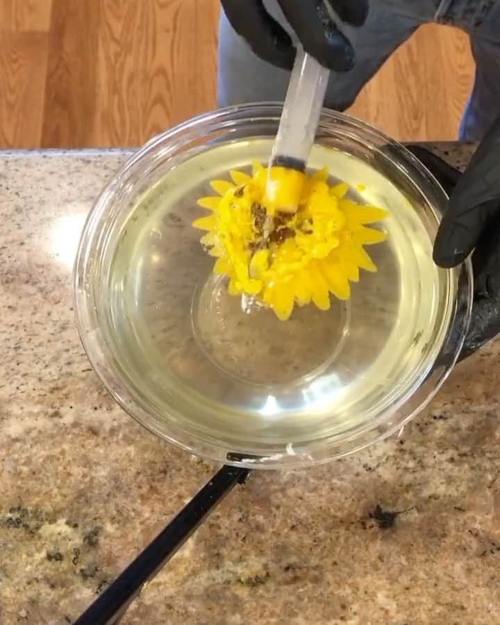 naildecorvideosのインスタグラム：「Jello art 🌻 😱」