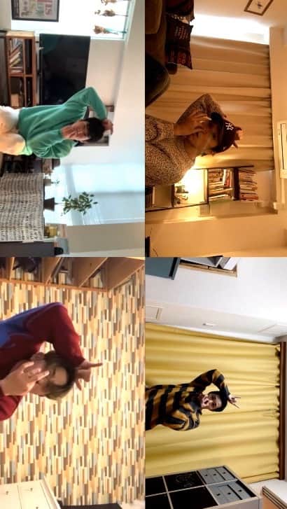Kazuki Hamamotoのインスタグラム：「THIS IS HOW WE ZOOM! シッキンのオンライン会議の模様を公開！ 新作舞台公演HELLO ROOMIES!!の話し合いのはずが、なぜか話題は初日の弁当に。。。 #stkgz #シッキン #onlinemeeting #zoom #おうち時間 #stayhome」