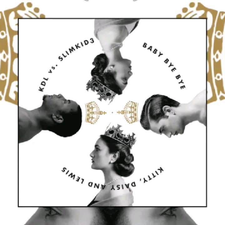 キティー・デイジー＆ルイスのインスタグラム：「Today is #RecordStoreDay so we're throwing it back to #RSD2015 when we teamed up with hip-hop legend @slimkid3 (formerly of @thepharcyde) and remixed 'Baby Bye Bye' with a limited edition 12" picture disc! Link to full track in bio 👑  @recordstoreday」
