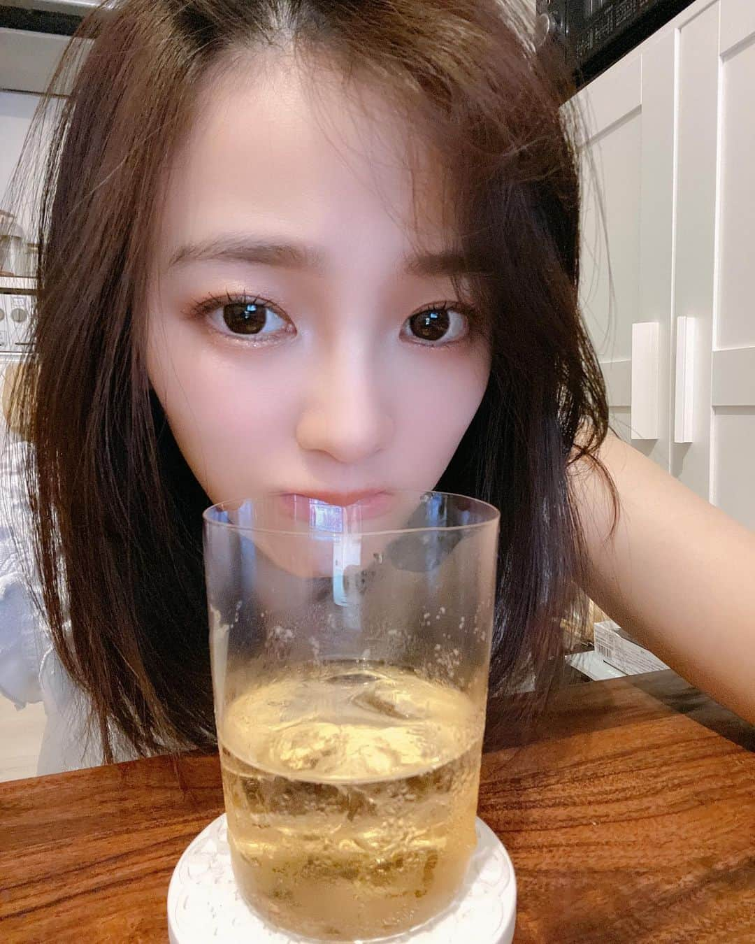 天木じゅんさんのインスタグラム写真 - (天木じゅんInstagram)「🥃♡ #梅酒ソーダ」4月18日 22時15分 - jun.amaki