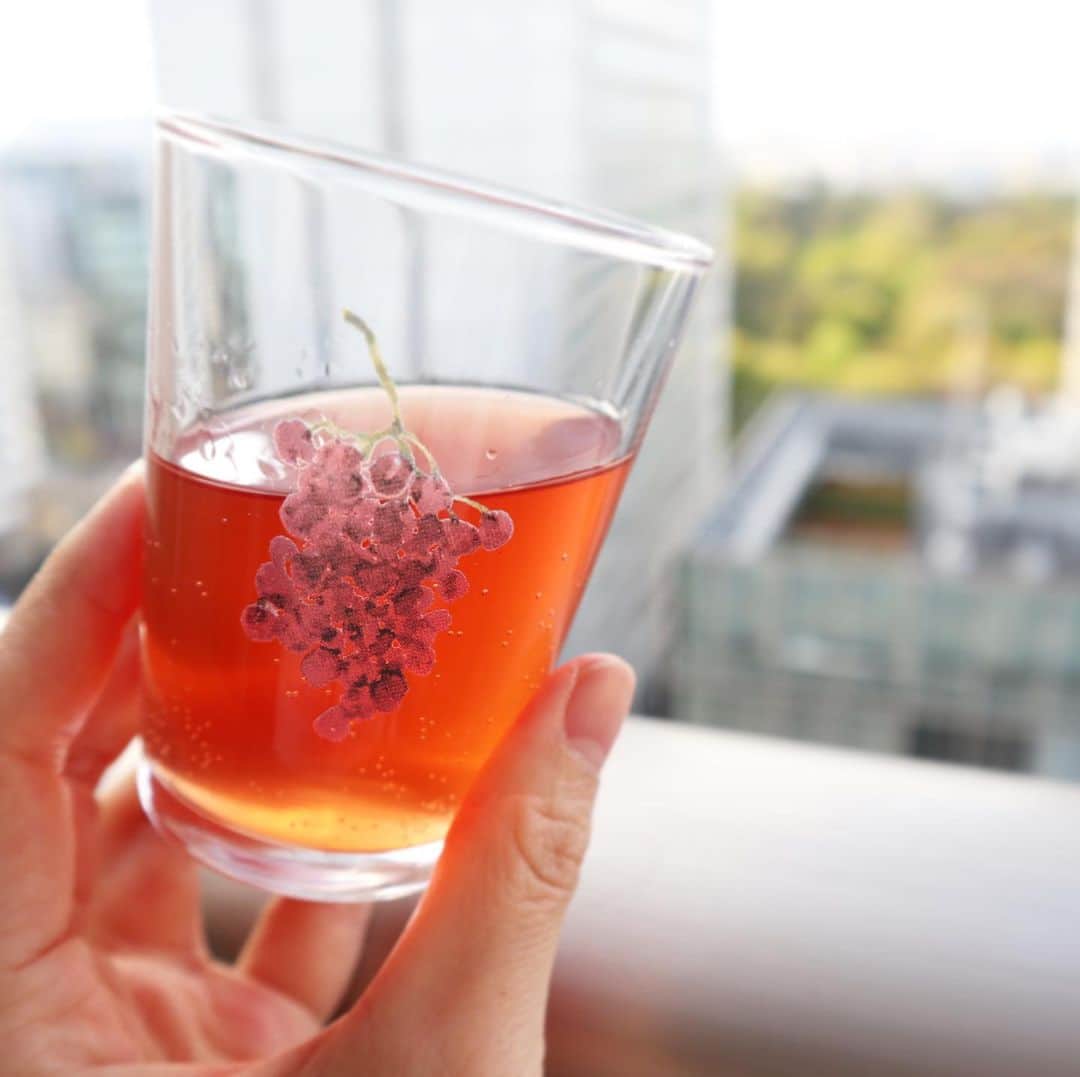 のインスタグラム：「フライング!🍇 今日は#低気圧のせい ←?🌀か、とにかく気分が岩のようにが重く動けなかった...🗿ベランダの#ガーゴイル の如く。 * 雨がやんだので、椅子をベランダに持ち出して少しフライングの息抜きを🍷🙌 このナチュールはkurkku時代の繋がりで、今は北海道でワイン造りをしている @mst_endow さんのセレクトです👍🌿 北海道はまだまだ朝晩氷点下🥶との事で、うちにあったバスソルトと#物々交換 をさせて頂きました💕♨️💕（遠藤さんのつくるワインはあと2年ほどかかるそうで） * #おうちで過ごそう が豊かな時間になりました。今晩は旦那さんの誕生日祝いなので、引き続き楽しみます☺️❣️ * #おこだわり人  #ベランダ飲み  #外の空気でリフレッシュ  #vin#vinnature#vinnaturel  #rosédezaza  #ロゼ#ナチュール#自然派ワイン #詳しい人に聞くのが一番 #BGM#spotify#突然ですが占ってもいいですか #ナチュールハンター」
