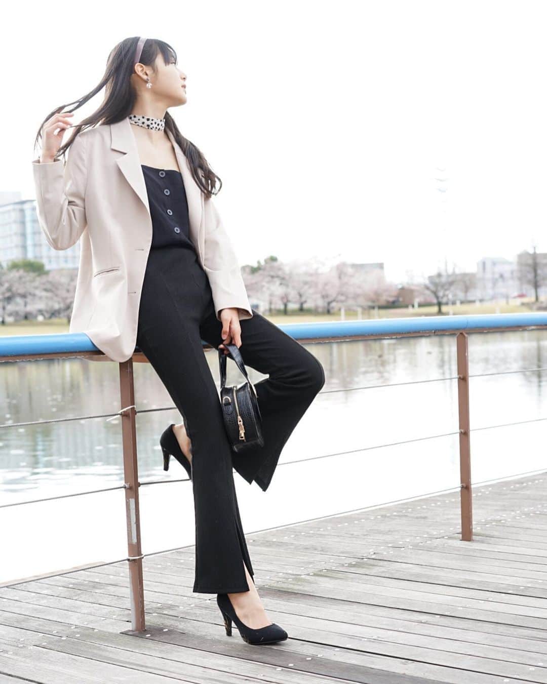 さんのインスタグラム写真 Instagram 今週のyoutubeは ヒメレイの筆箱の中身紹介 春の私服紹介 です ぜひ今日のピンクラテtvを 見てください Guのジャケットお気に入り 外の写真はとりだめですっ 私服 ファッション