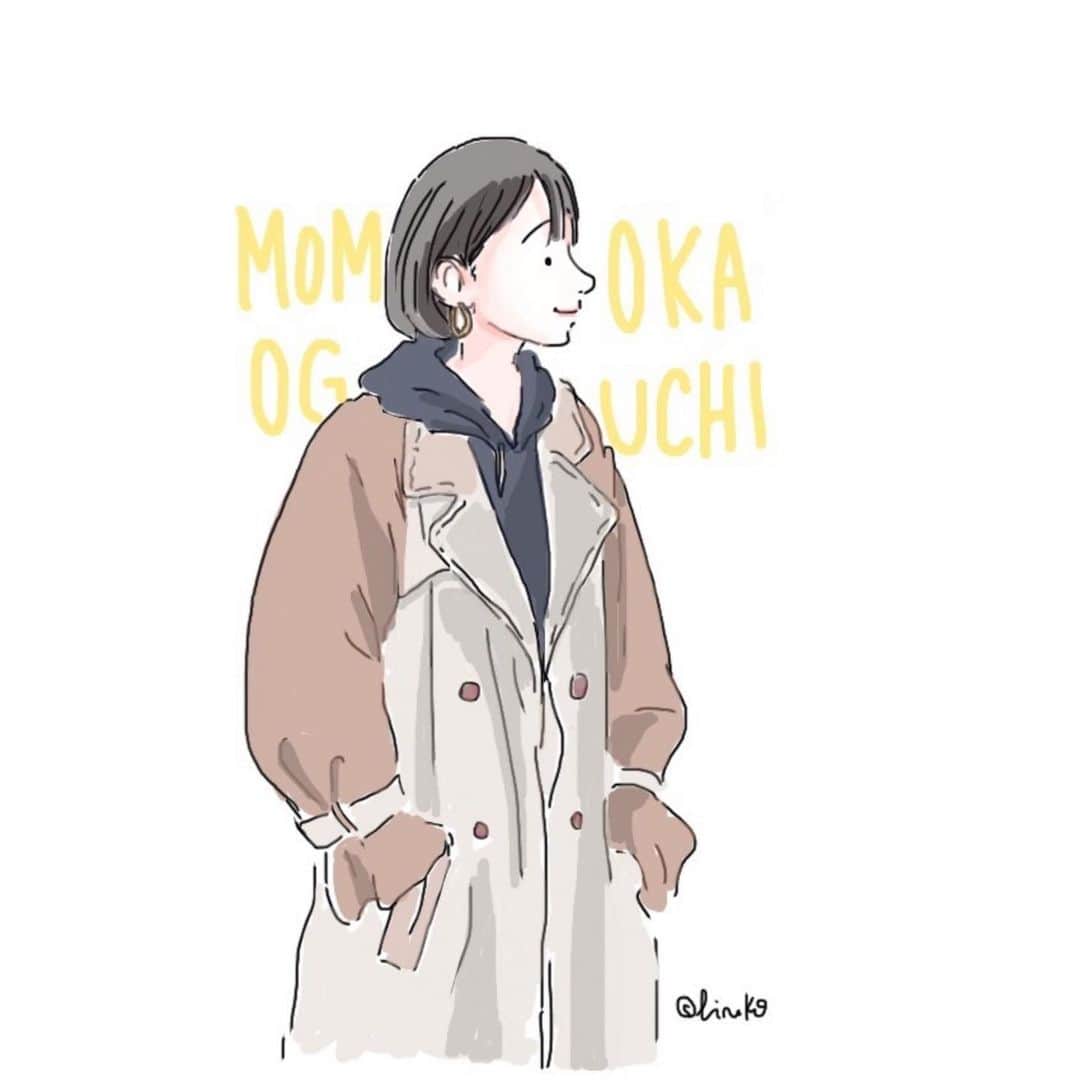 小口桃子さんのインスタグラム写真 - (小口桃子Instagram)「@hinaco25 可愛く描いてくれてありがとう﻿ ﻿ 嬉しいなぁ…♡﻿」4月18日 17時23分 - momoko_oguchi