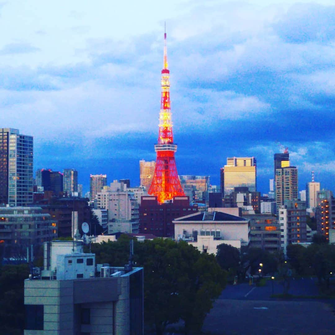 宮崎文子さんのインスタグラム写真 - (宮崎文子Instagram)「止まない雨はない。  #tokyotower  #overtherainbow #TOKYO #photography  #photo」4月18日 18時23分 - fumiko.miyazaki29