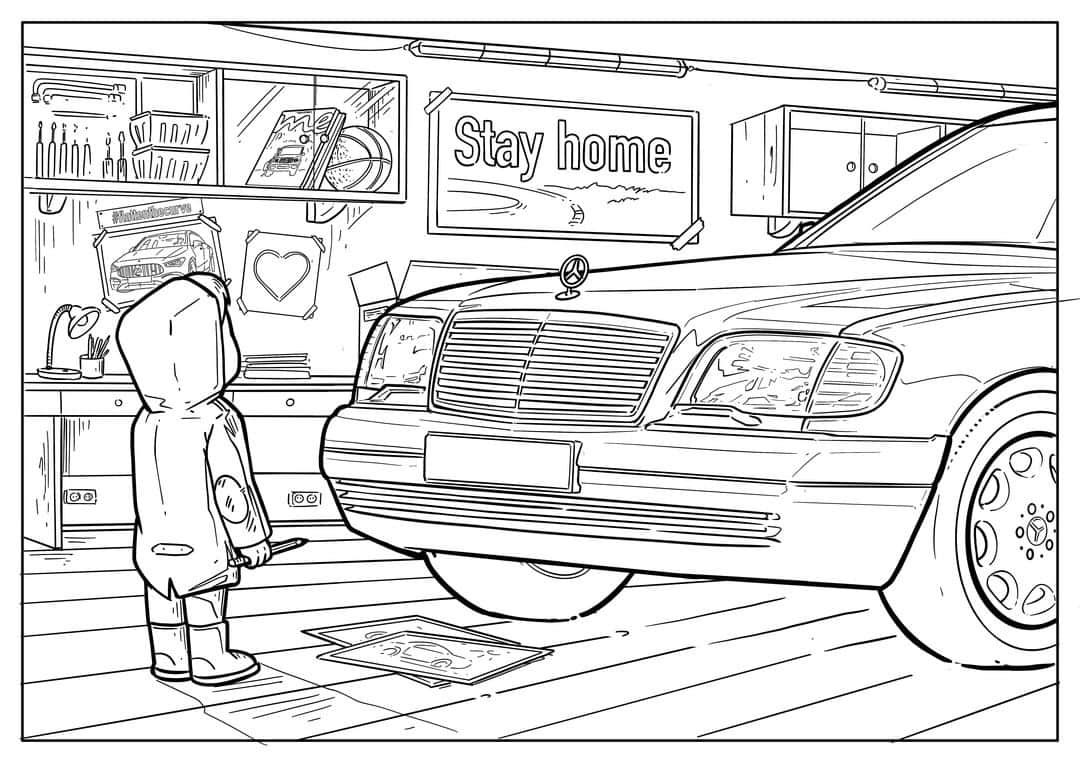 メルセデス・ベンツさんのインスタグラム写真 - (メルセデス・ベンツInstagram)「Pencils ready? Paper ready? Paint your own Mercedes-Benz with our coloring templates! 👉 mb4.me/KidsArtwork Design your own Mercedes-Benz coloring template and share your creativity! #coloryourbenz  The best works and sketches will be collected in our Facebook album. 👍 Thanks for staying home and hanging in there! #stayhome #flattenthecurve」4月18日 19時00分 - mercedesbenz