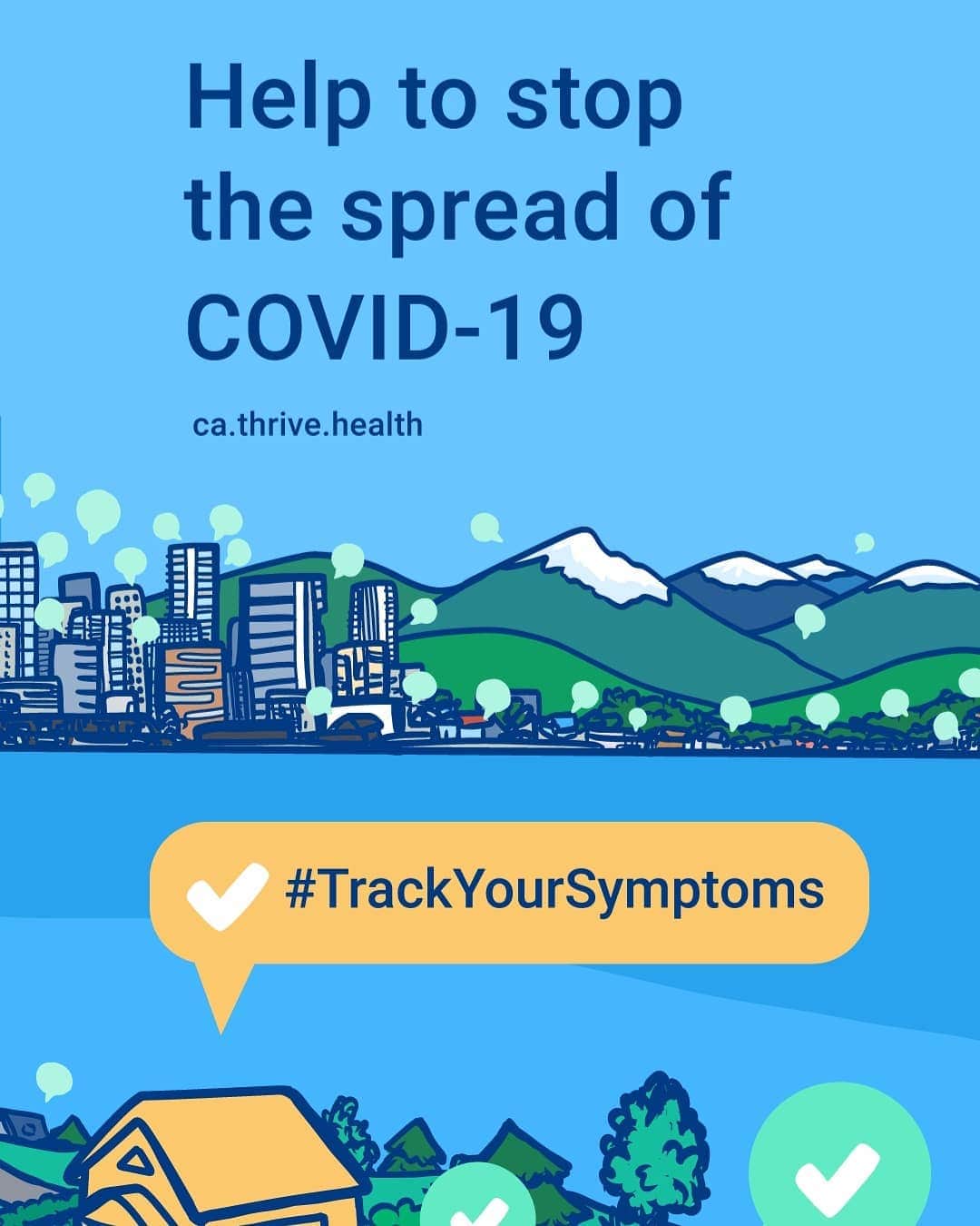 ルーディ・リンさんのインスタグラム写真 - (ルーディ・リンInstagram)「Never not know what you do not know.  Use this app @thrivehealthapp to #TrackYourSymptoms if you’re unsure.  Made in Canada eh. Now you know.  Update your health status anonymously through the @thrivehealthapp and continue to #PlankThatCurve」4月19日 7時54分 - ludilin