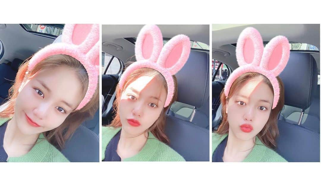 ヘジョンのインスタグラム：「토깽이🐰」