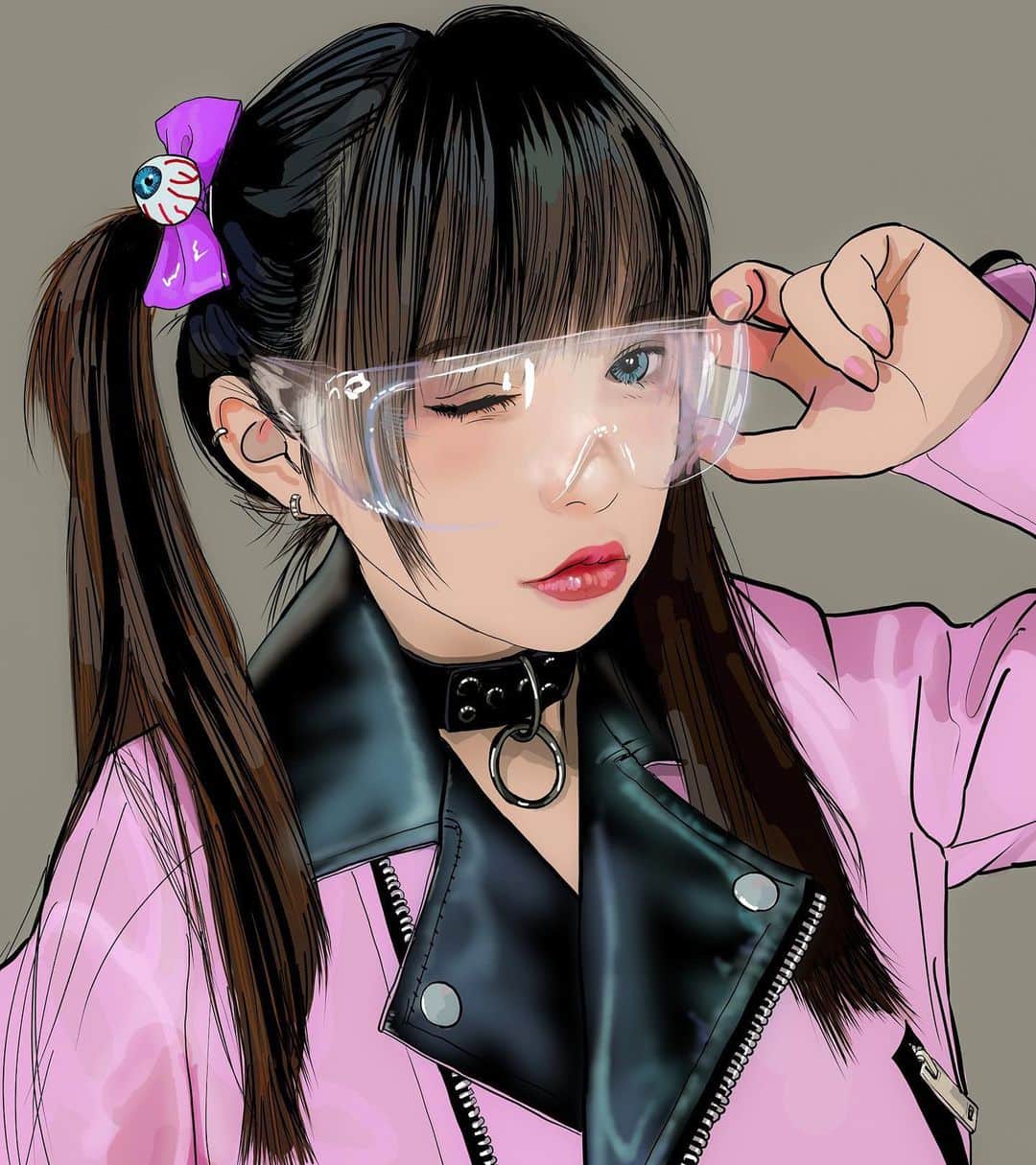 のインスタグラム：「『六二二同学さん(@sixtwo2 )』‬ ‪#似顔絵 #イラスト #イラストレーション #コスプレイヤー #中国 #六二二同学 #caricature #illustration #portrait #artwork #drawing #cosplayer #China #sixtutu‬」